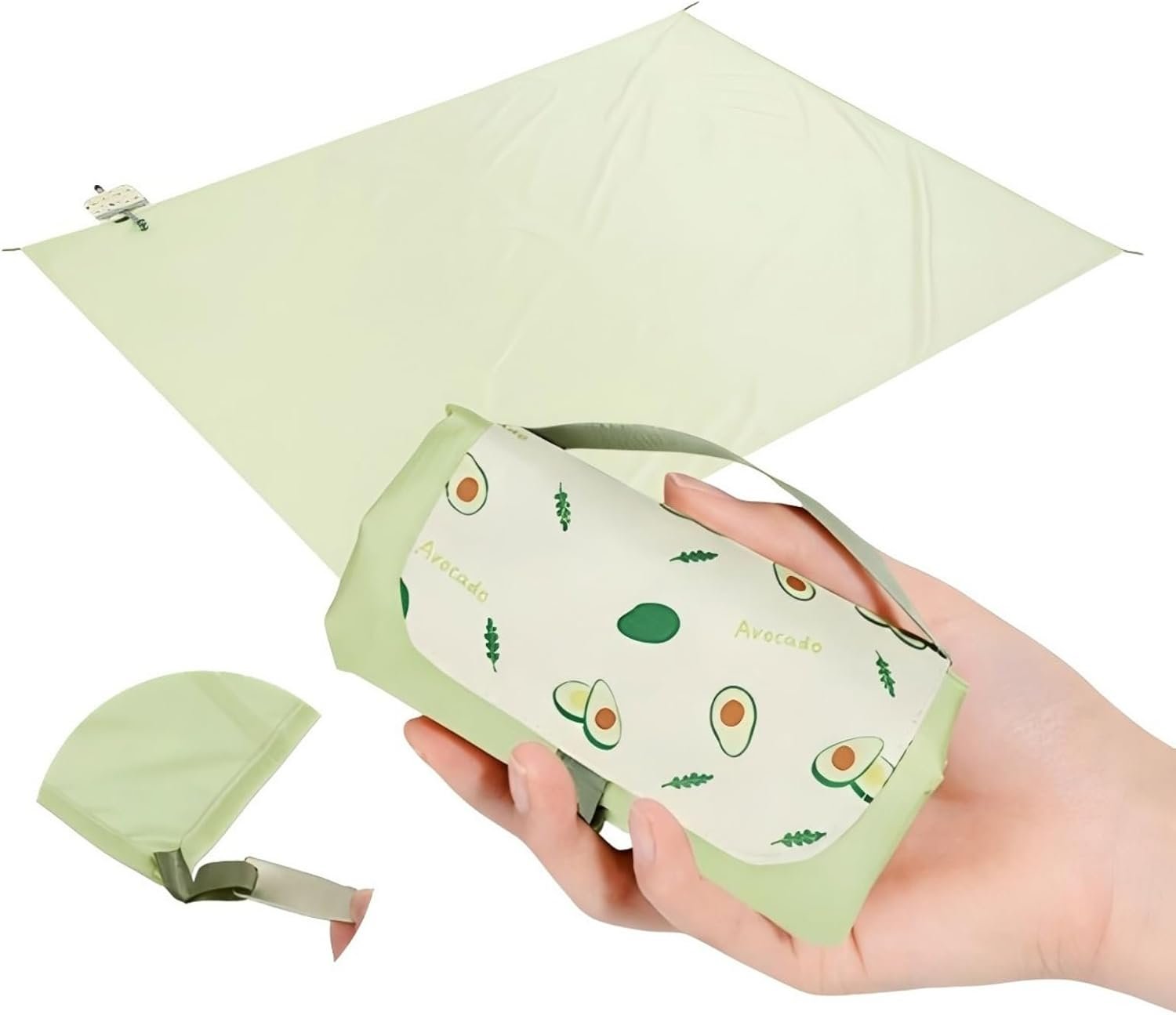 Ultra Lightweight Waterproof Beach Blanket with Built In Stakes