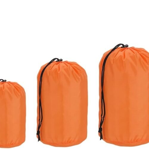 Waterproof Plaid Beach Drawstring Storage Bag with Circular Base