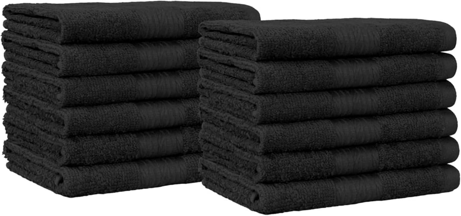 Dark Cotton Beach Face Towels with High Absorbency