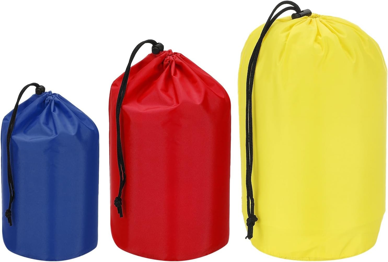 Waterproof Nylon Beach Drawstring Storage Bag with Round Base