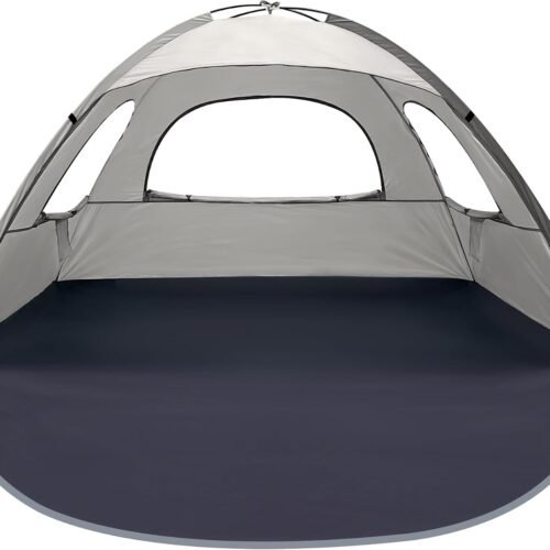 Fiberglass Beach Tent with Windproof Sandbags and Guy Lines