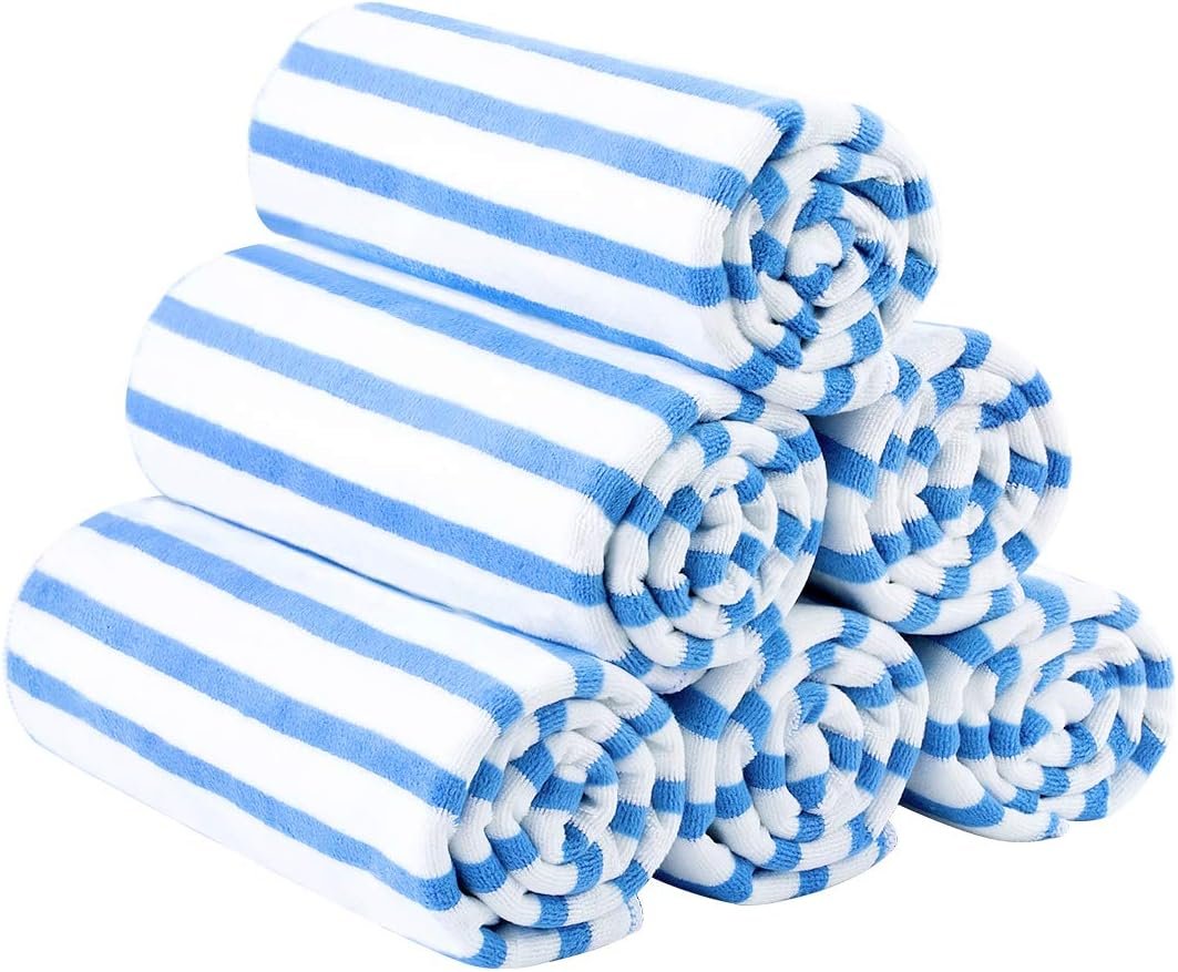 Microfiber Beach Towels with Hanging Loop