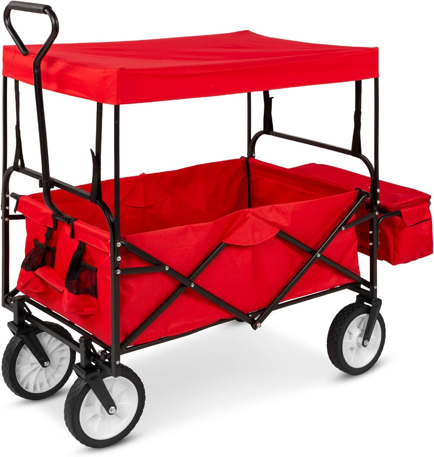 Beach Wagon with Detachable Canopy and Water Resistant Canopy Fabric