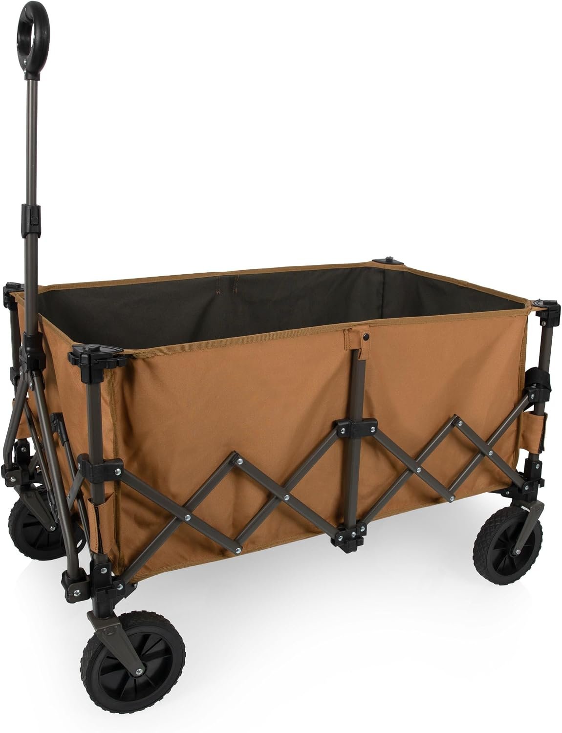 Vintage Style Beach Wagon with Durable Canvas Cargo Bed