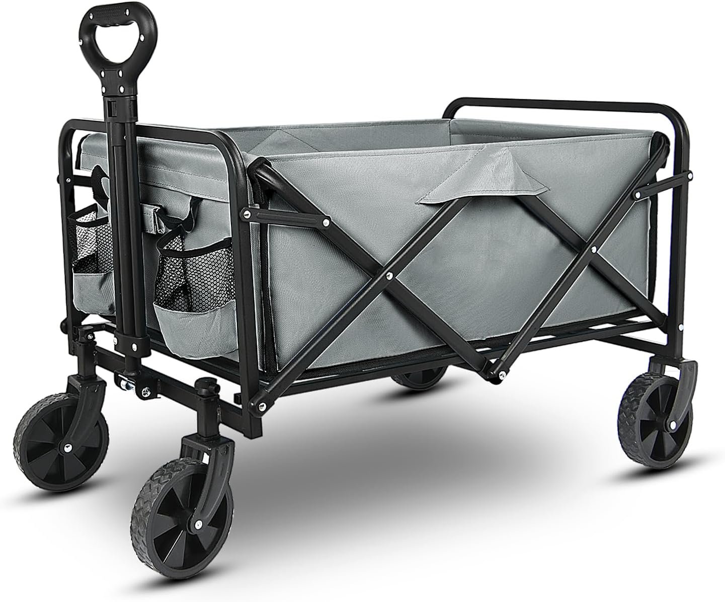 Beach Wagon with Swivel Wheels and Wear Resistant Nylon Bed