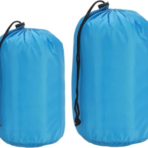 Waterproof Checkered Beach Drawstring Storage Bag with Round Bottom