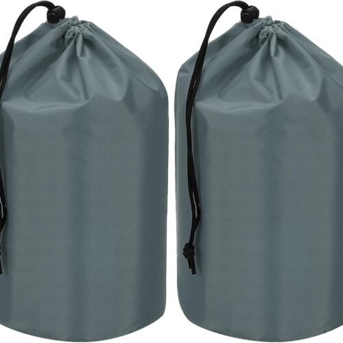 Waterproof Beach Drawstring Storage Bag with Round Bottom