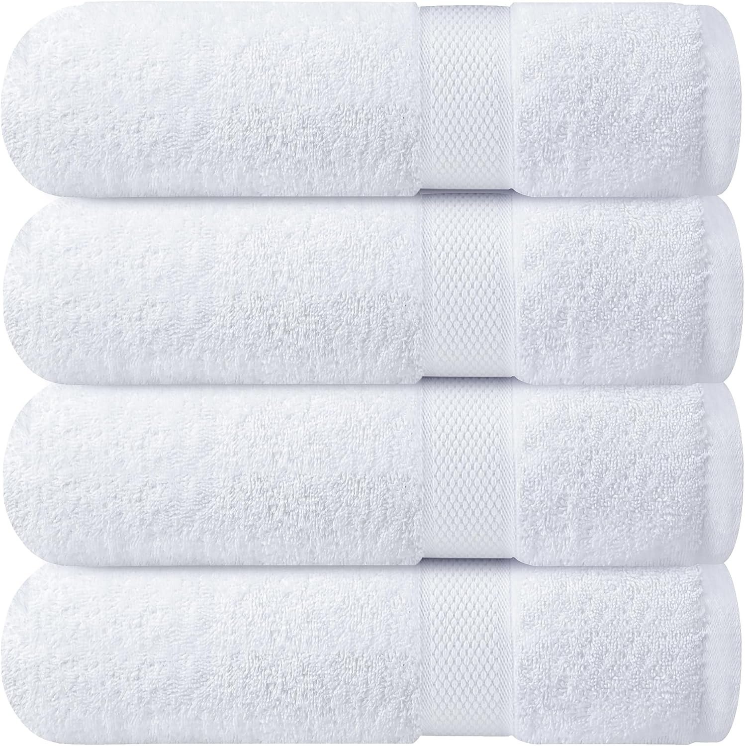 Four Piece Beach Towel Set with Quick Dry Cotton