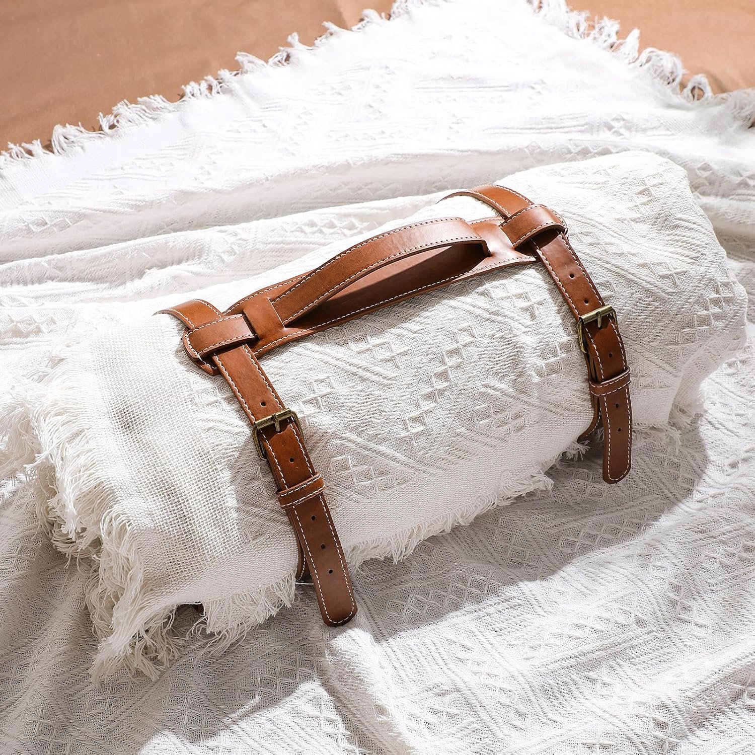 Two in One Beach Blanket with Waterproof Base
