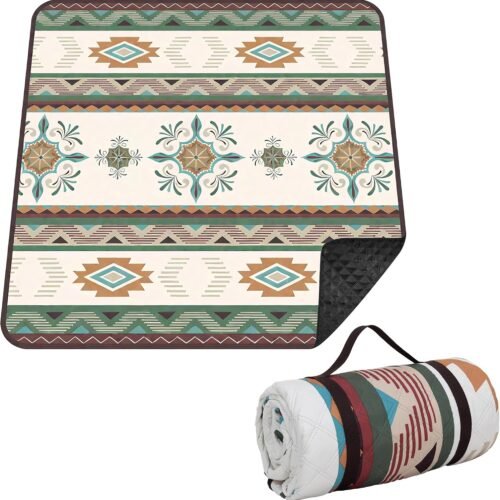 Waterproof Beach Blanket with Cushioned Padding