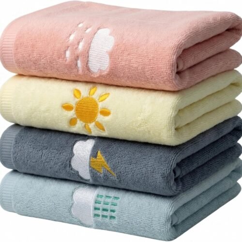 Small Cotton Beach Washcloths for Face and Travel