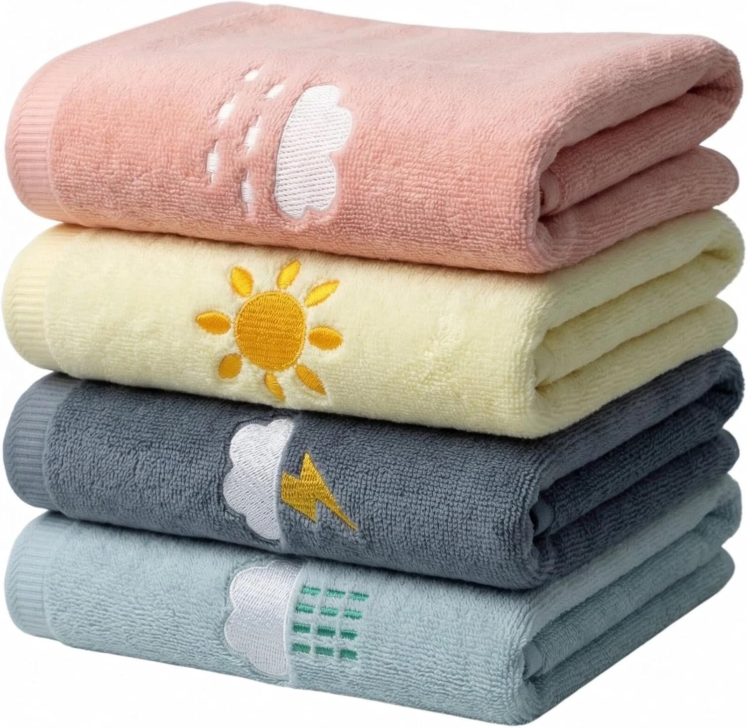 Small Cotton Beach Washcloths for Face and Travel