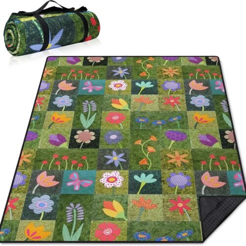 Sandproof Beach Blanket with Webbing Edges